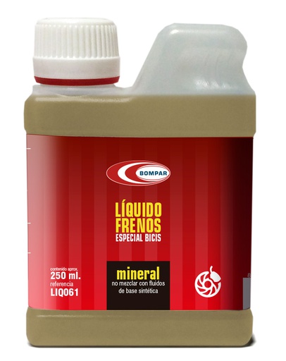 [LIQ061] LIQUIDO DE FRENOS MINERAL BICI 250ML
